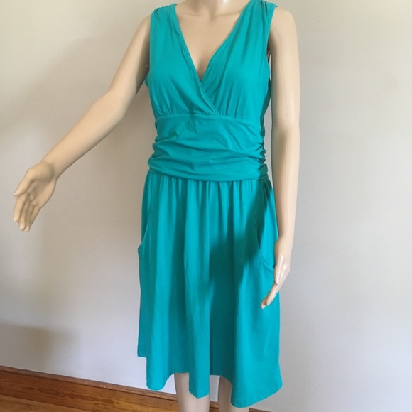 turquoise sundress
